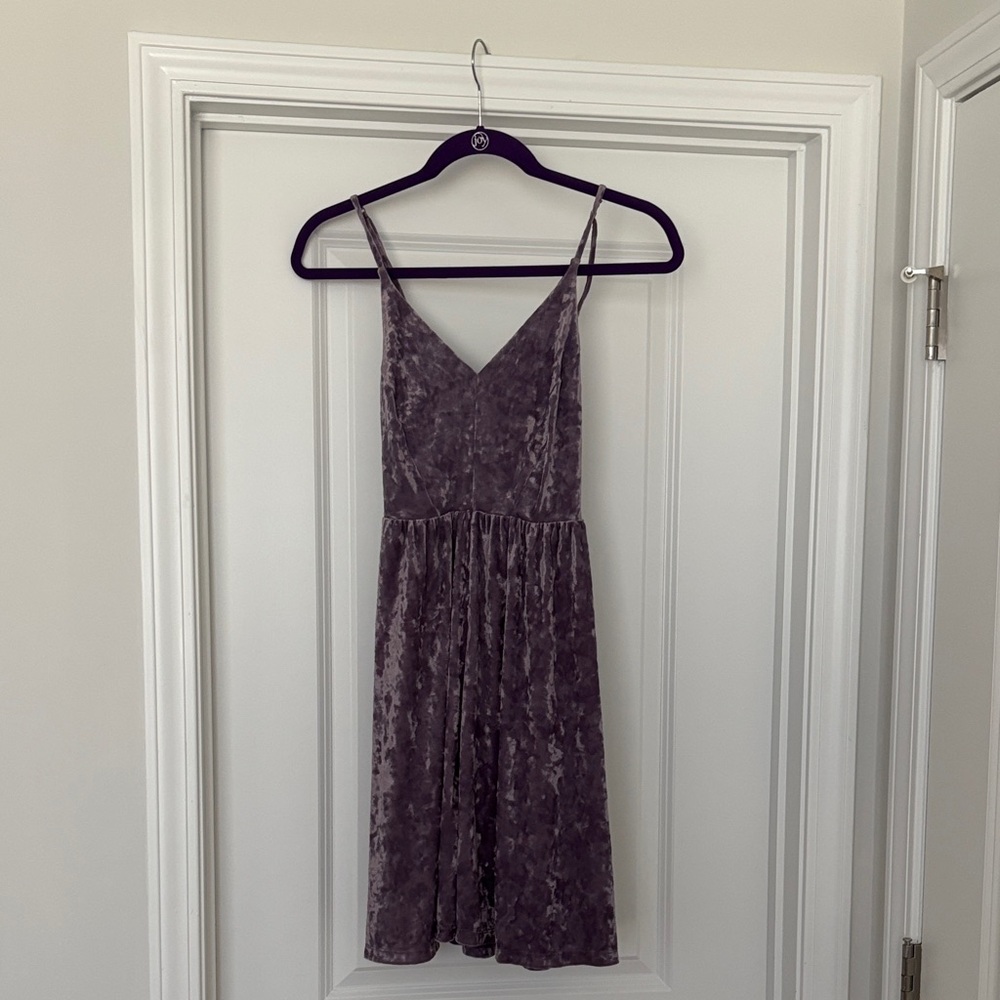 Wild Fable Purple Mini Spaghetti Strap Dress